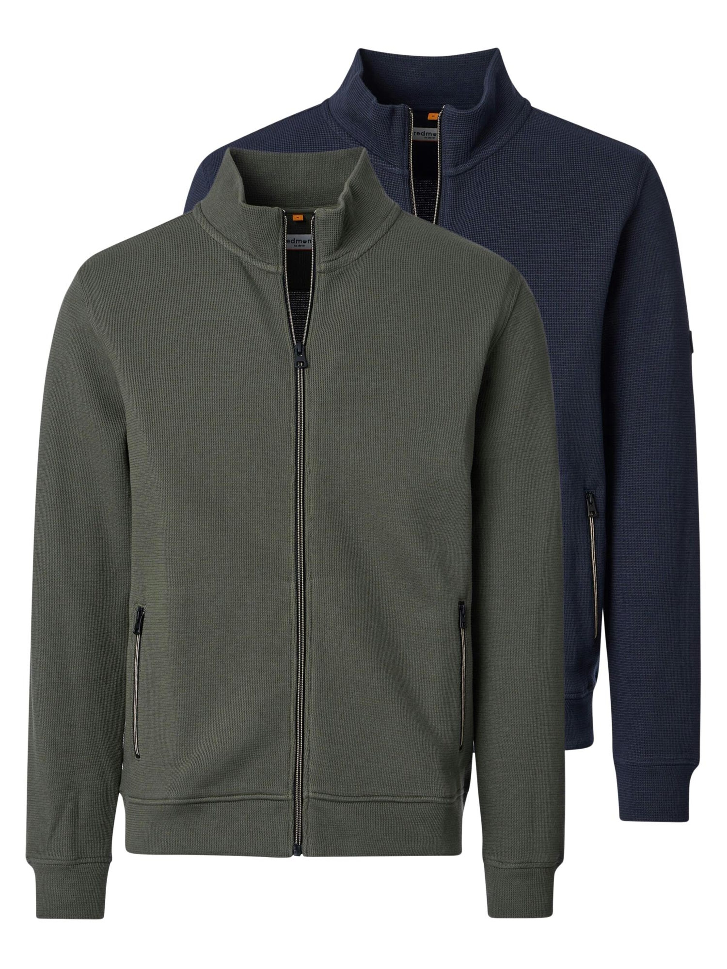 redmond Sweatvest 'Basic' in Gemengde kleuren: voorkant