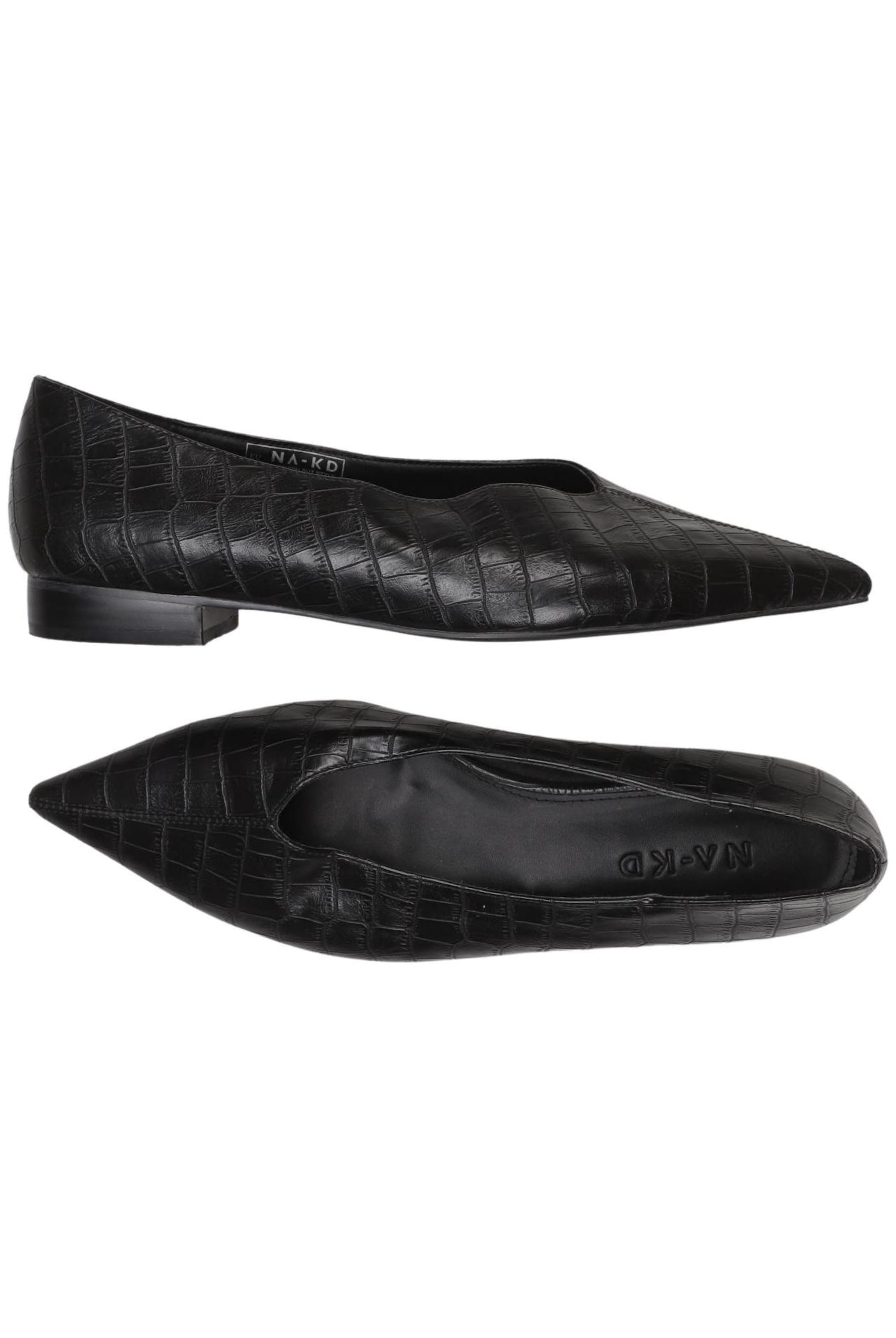 NA-KD Flats & Loafers in 41 in Black: front