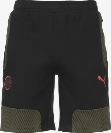 PUMA Regular Workout Pants in Black: front