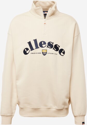 ELLESSE Sweatshirt 'Roane' in Wit: voorkant