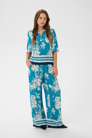 SAINT TROPEZ Bluse 'RashedaSZ' i blå