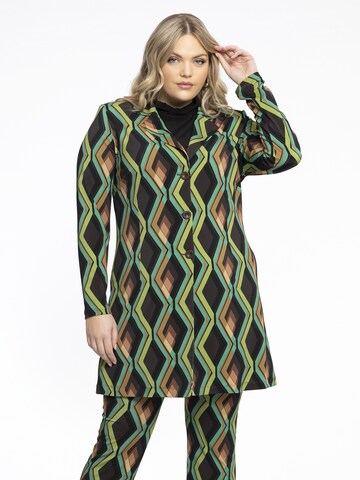 YOEK Blazer in Green: front