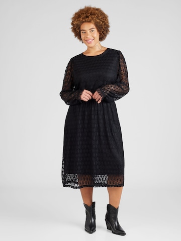 Robe 'EMILA' ONLY Carmakoma en noir : devant