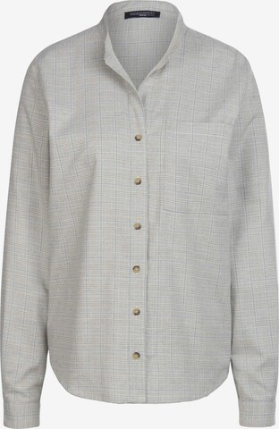 Fadenmeister Berlin Blouse 'Cotton' in Grey: front