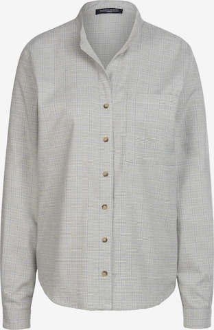 Fadenmeister Berlin Blouse 'Cotton' in Grey: front