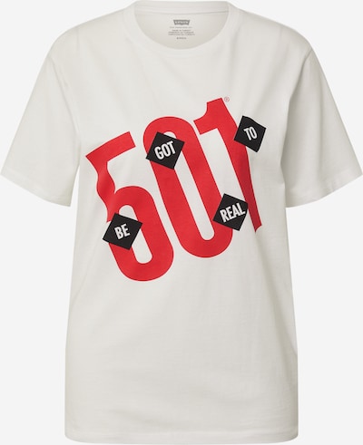 LEVI'S Shirt 'HOUSEMARK' in de kleur Rood / Zwart / Wit, Productweergave