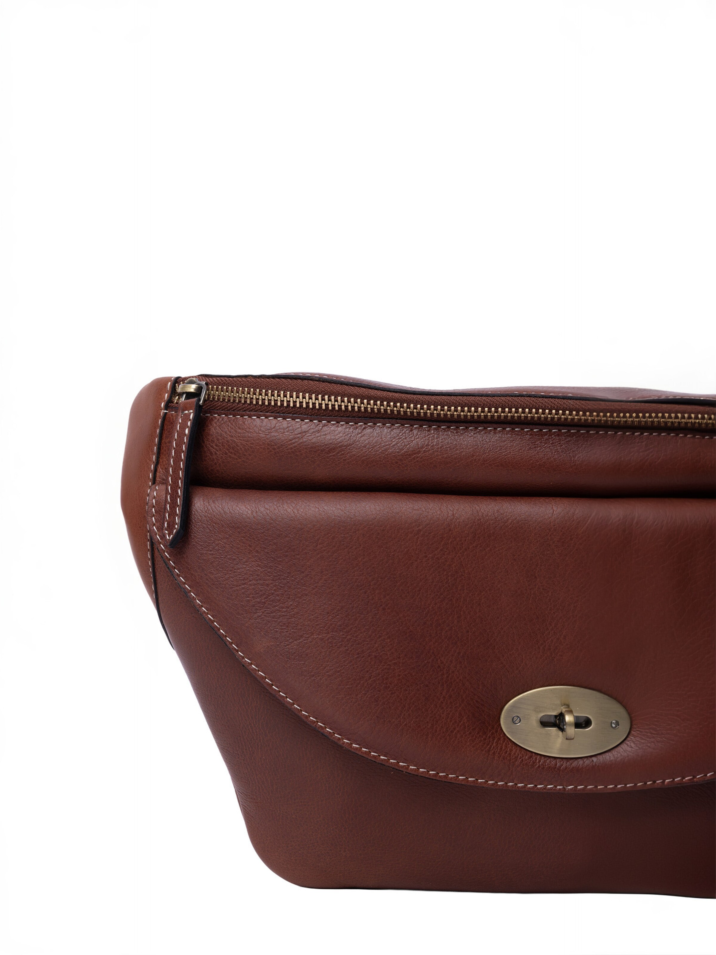 Cabas ' Saya ' RE:DESIGNED en marron : devant