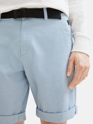 TOM TAILOR DENIM Normální Kalhoty – modrá