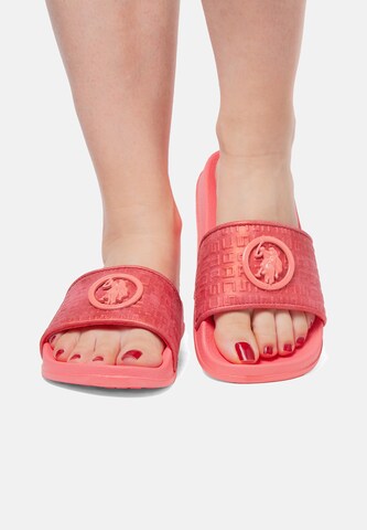 U.S. POLO ASSN. Huisschoenen 'IVY002W/5Y4' in Roze