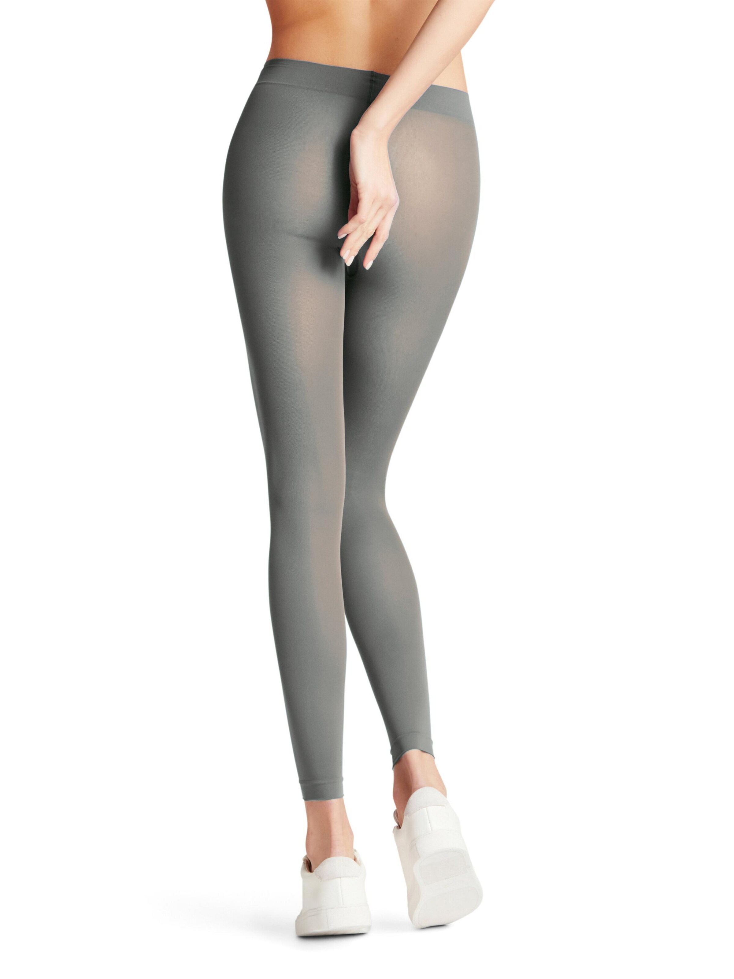 FALKE Skinny Leggings 'Pure Matt' in Grey