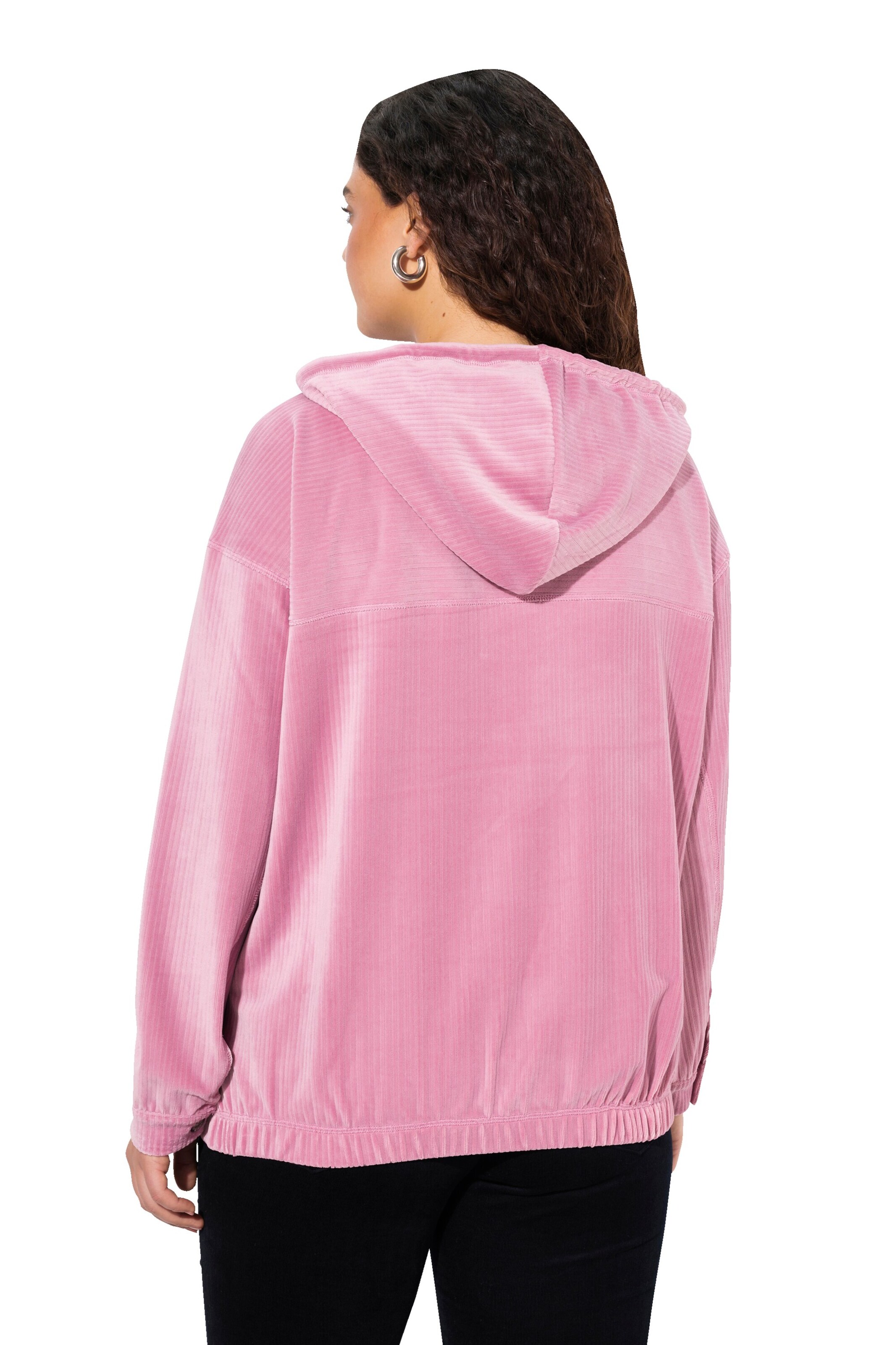 Sweat-shirt Ulla Popken en rose
