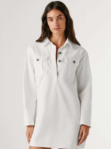 Abito 'Gigi' di Pepe Jeans in bianco: frontale