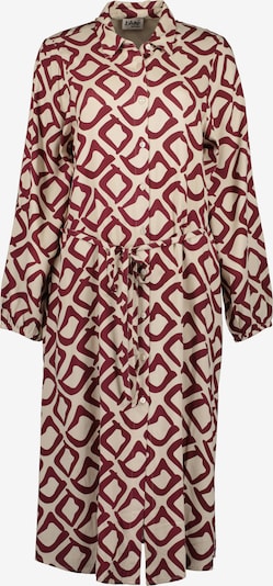 BLUE SEVEN Košulja haljina u svijetlobež / trešnja crvena, Pregled proizvoda