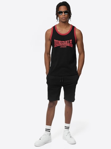 melns LONSDALE T-Krekls 'KNOCKAN'