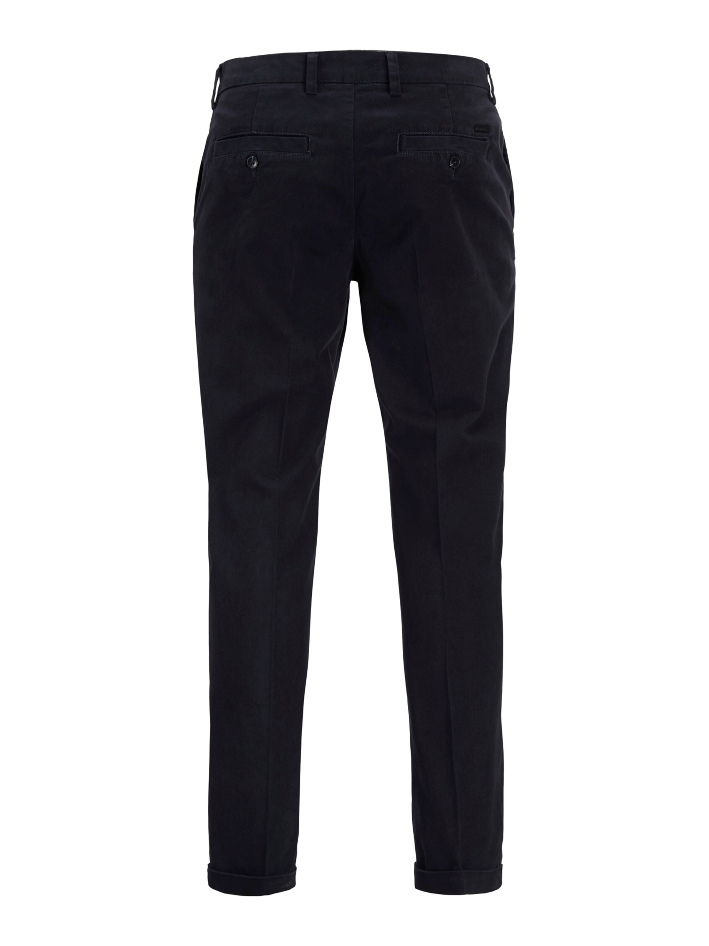 Jack & Jones Plus - Slimfit Calças com vincos 'JPSTOLLIE' em azul