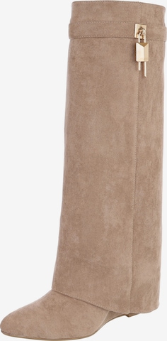 Ital-Design Stiefel in Braun: Vorderseite