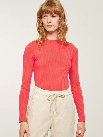 recolution Shirt 'STELLA' in Rood: voorkant