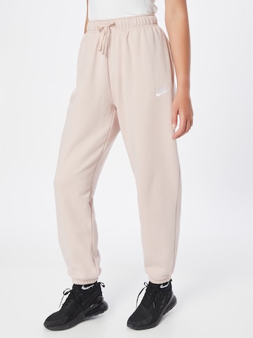 Loosefit Pantaloni di Nike Sportswear in rosa: frontale