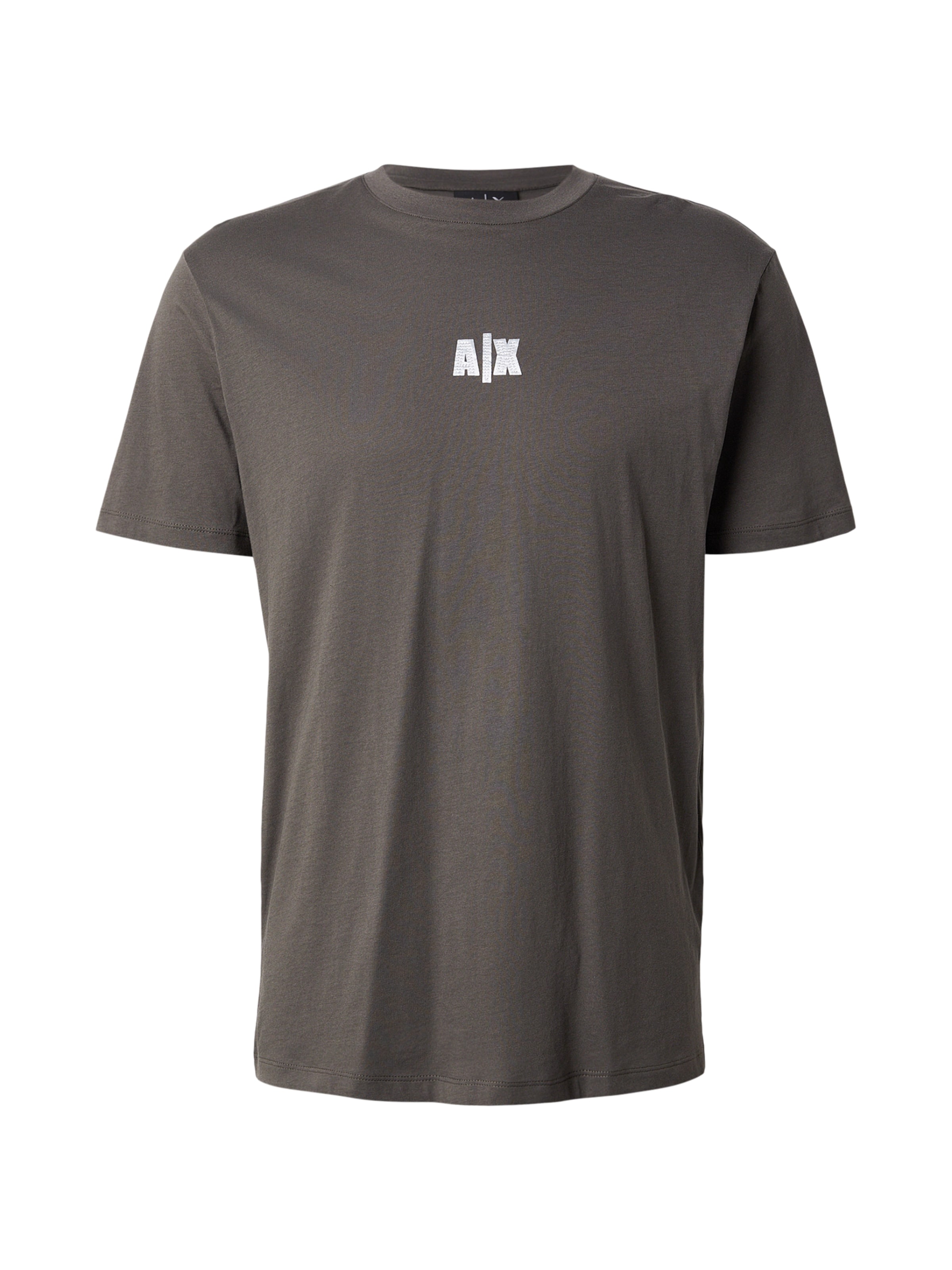 T-Shirt ARMANI EXCHANGE en marron : devant