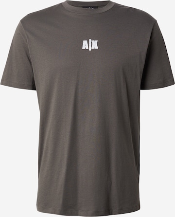 T-Shirt ARMANI EXCHANGE en marron : devant