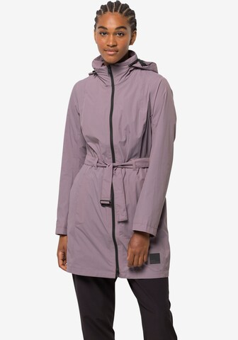 JACK WOLFSKIN Raincoat in Purple: front