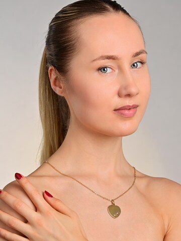 Akzent Pendant 'Lovely, langlebig' in Gold: front