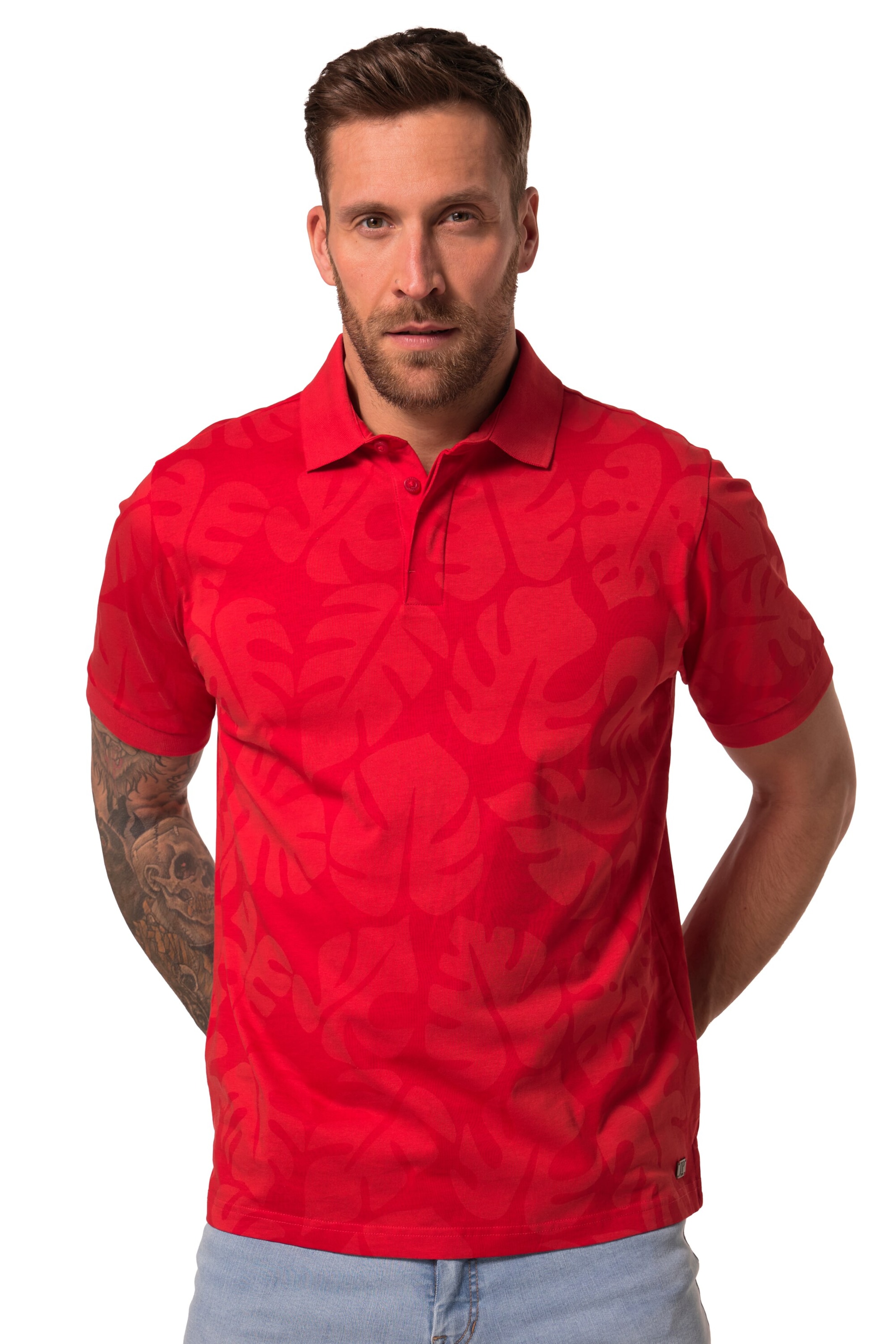 JP1880 Shirt in Red: front