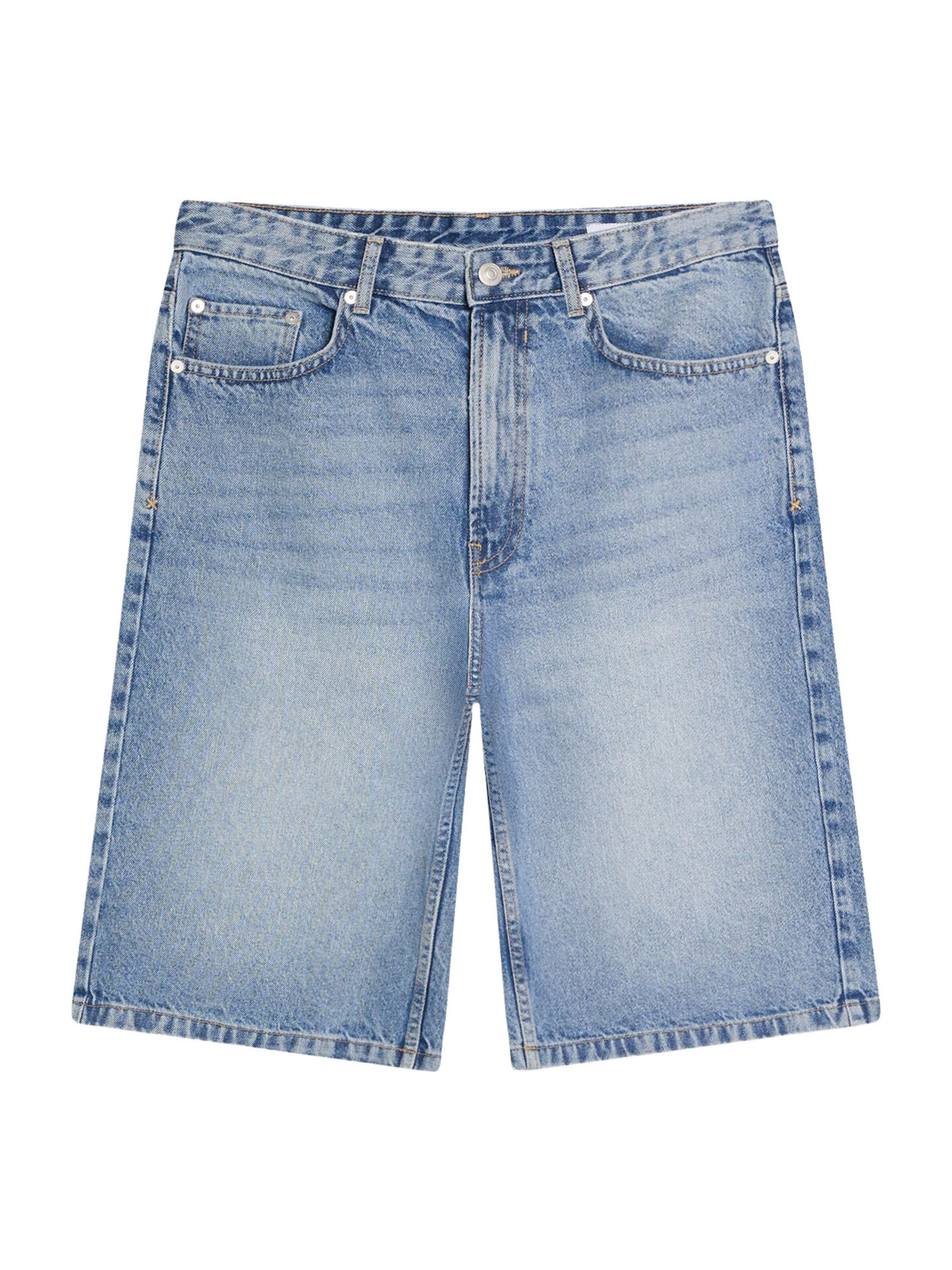 Jean Bershka en bleu : devant