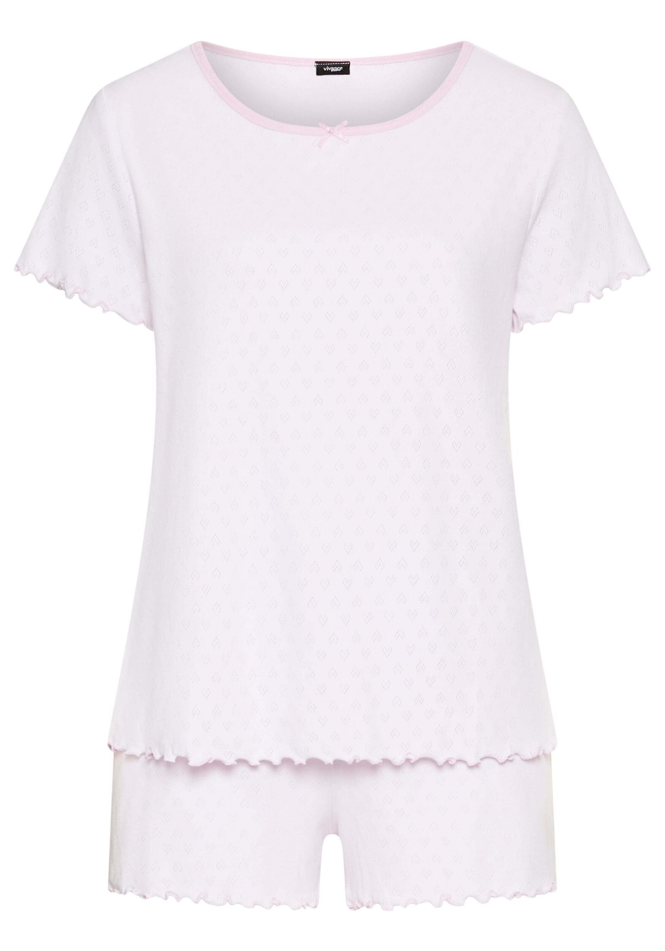 purpurinė VIVANCE Pižama su šortais: priekis