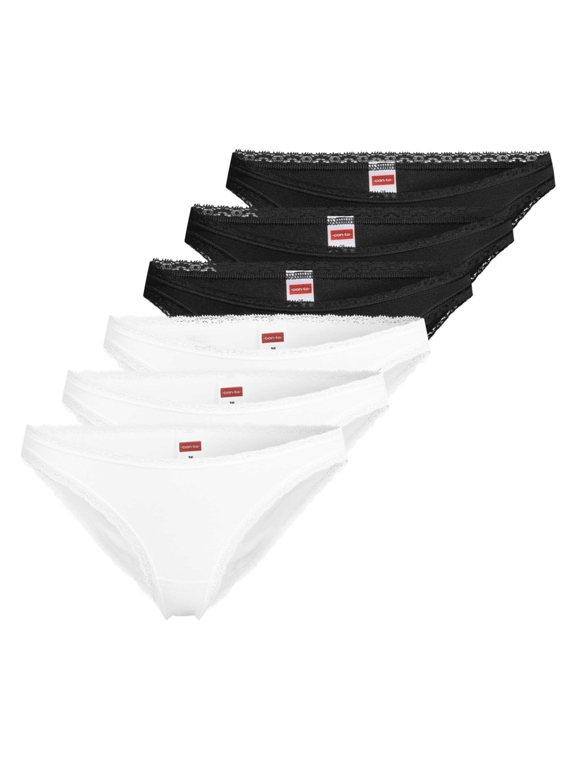 CON-TA Panty 'Modal' in White: front