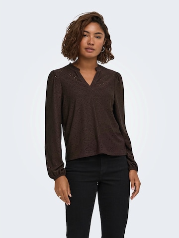ONLYBluza 'ONLSMILLA' - smeđa boja: prednji dio
