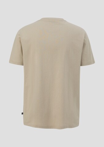 QS T-Shirt in Beige: Rückseite