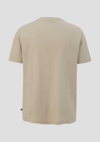QS T-Shirt in Beige: zadná strana