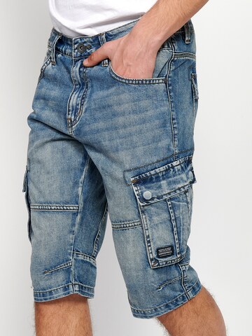 KOROSHI Regular Jeans in Blauw: voorkant