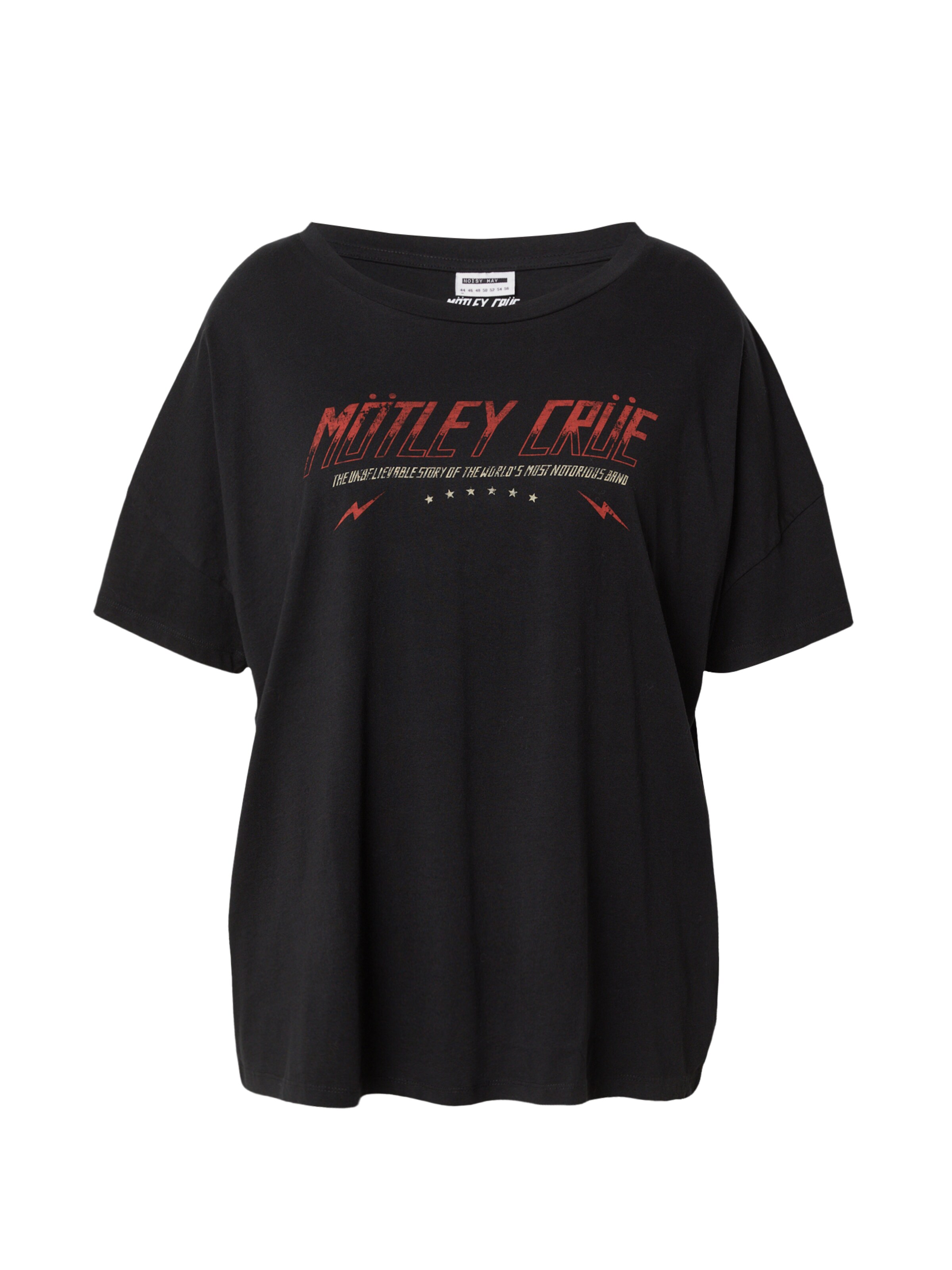 Noisy May Curve Tričko 'NMIDA' - Čierna: predná strana