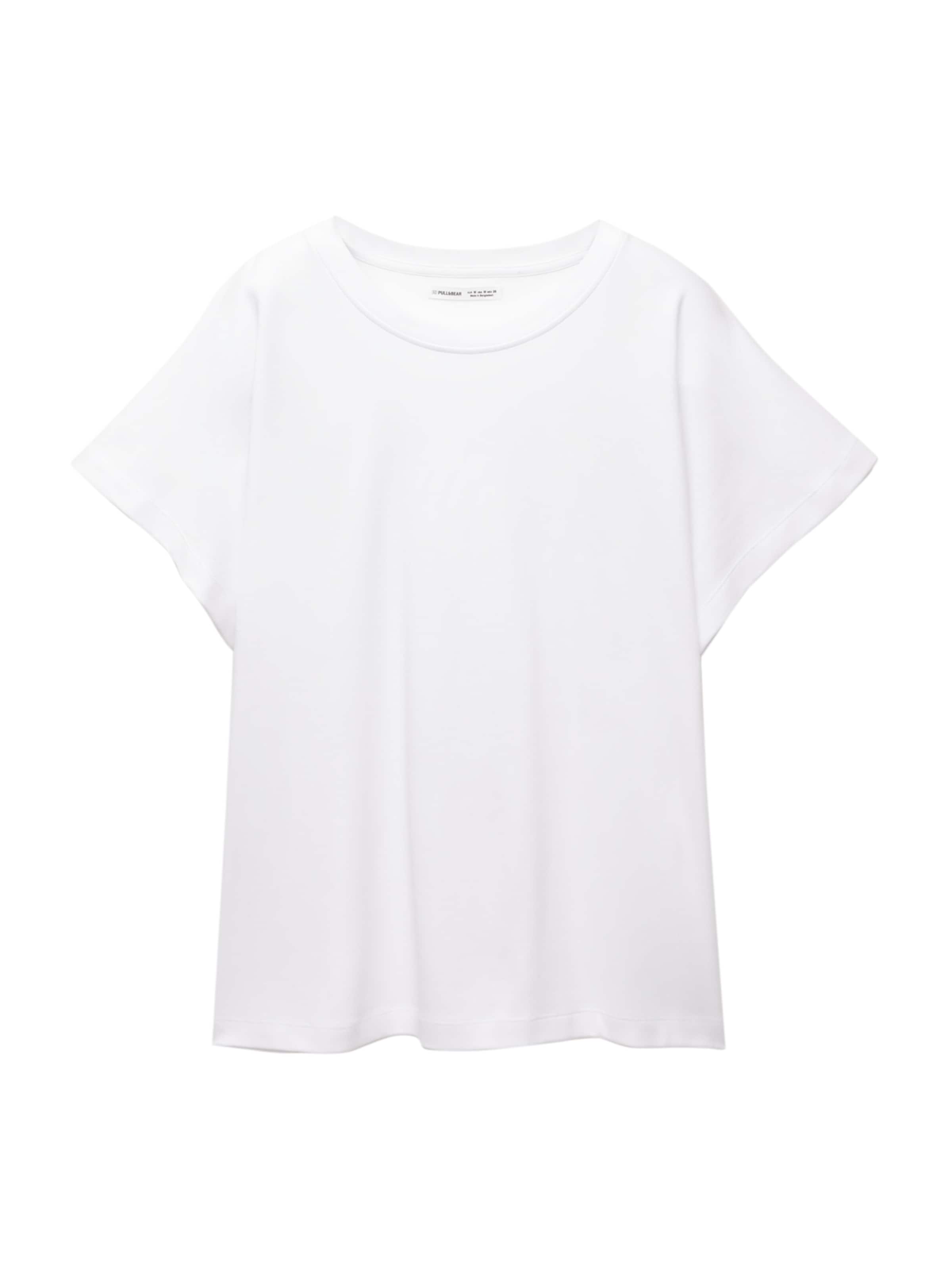 Pull&Bear Shirt in White: front