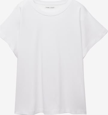 Pull&Bear Shirt in White: front