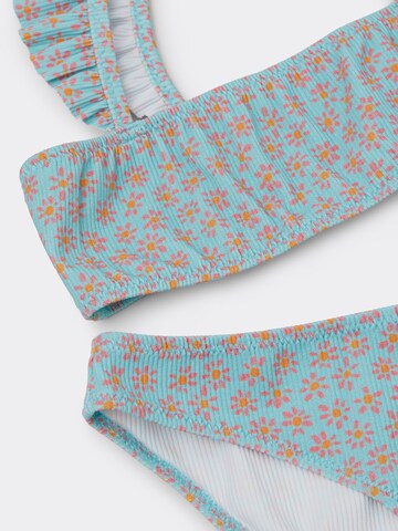 CALZEDONIA Bustier Bikini 'Soft Daisy' in Blau