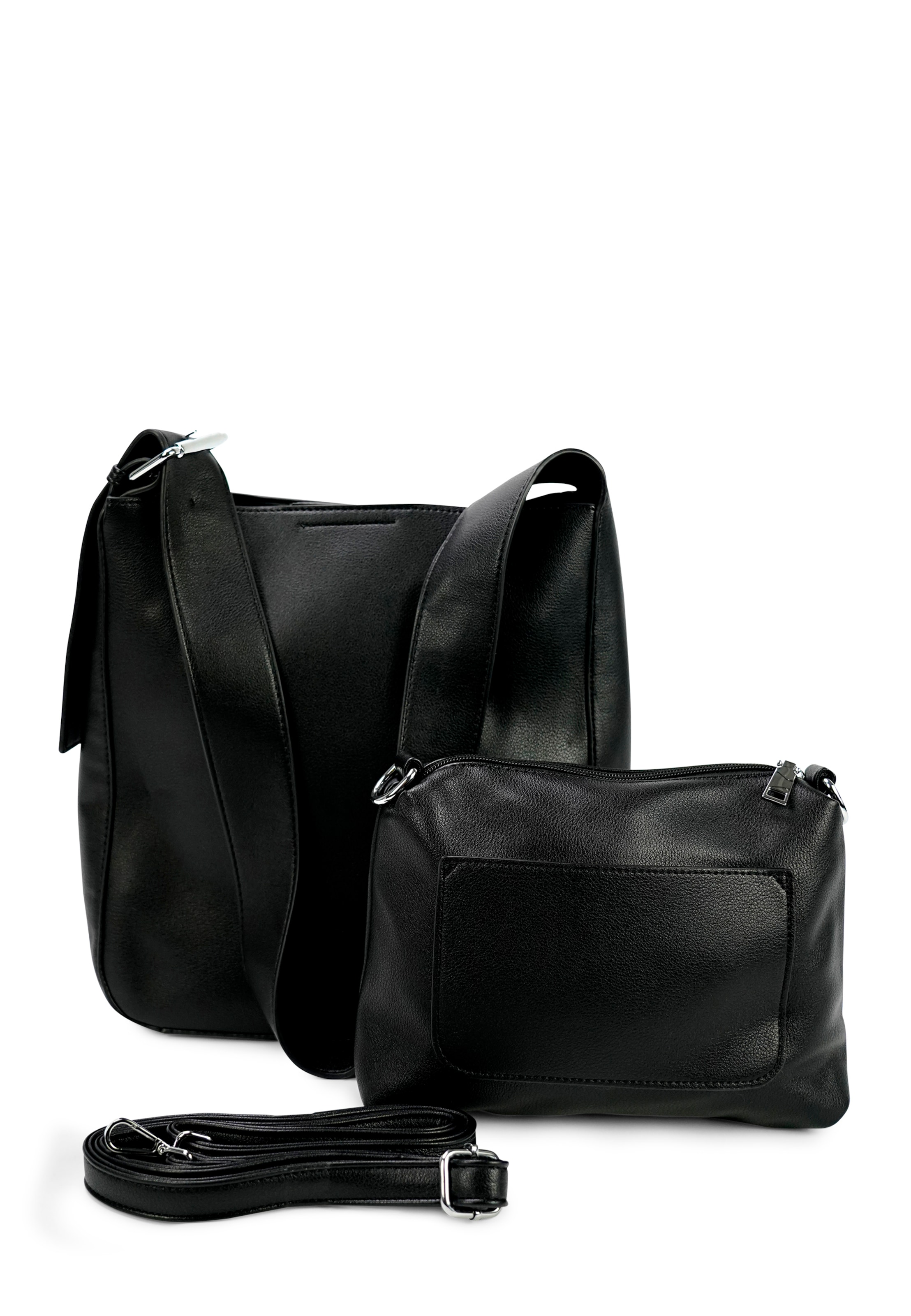 HARPA Crossbody Bag 'BIDDY' in Black: front