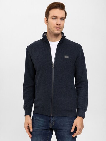 Antioch Sweatjacke in Blau: Vorderseite