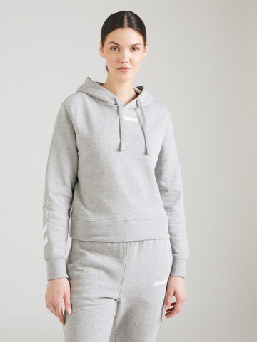 Hummel Sports sweatshirt 'ELEMENTAL' in Grey: front
