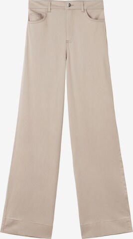 CALZEDONIA Wide leg Jeans in Beige: front