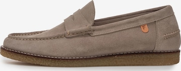 Mocassin 'De Krepper 01' Floris van Bommel en marron : devant