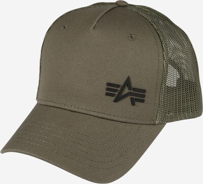 ALPHA INDUSTRIES Шапка с козирка в Каки / черно, Преглед на продукта