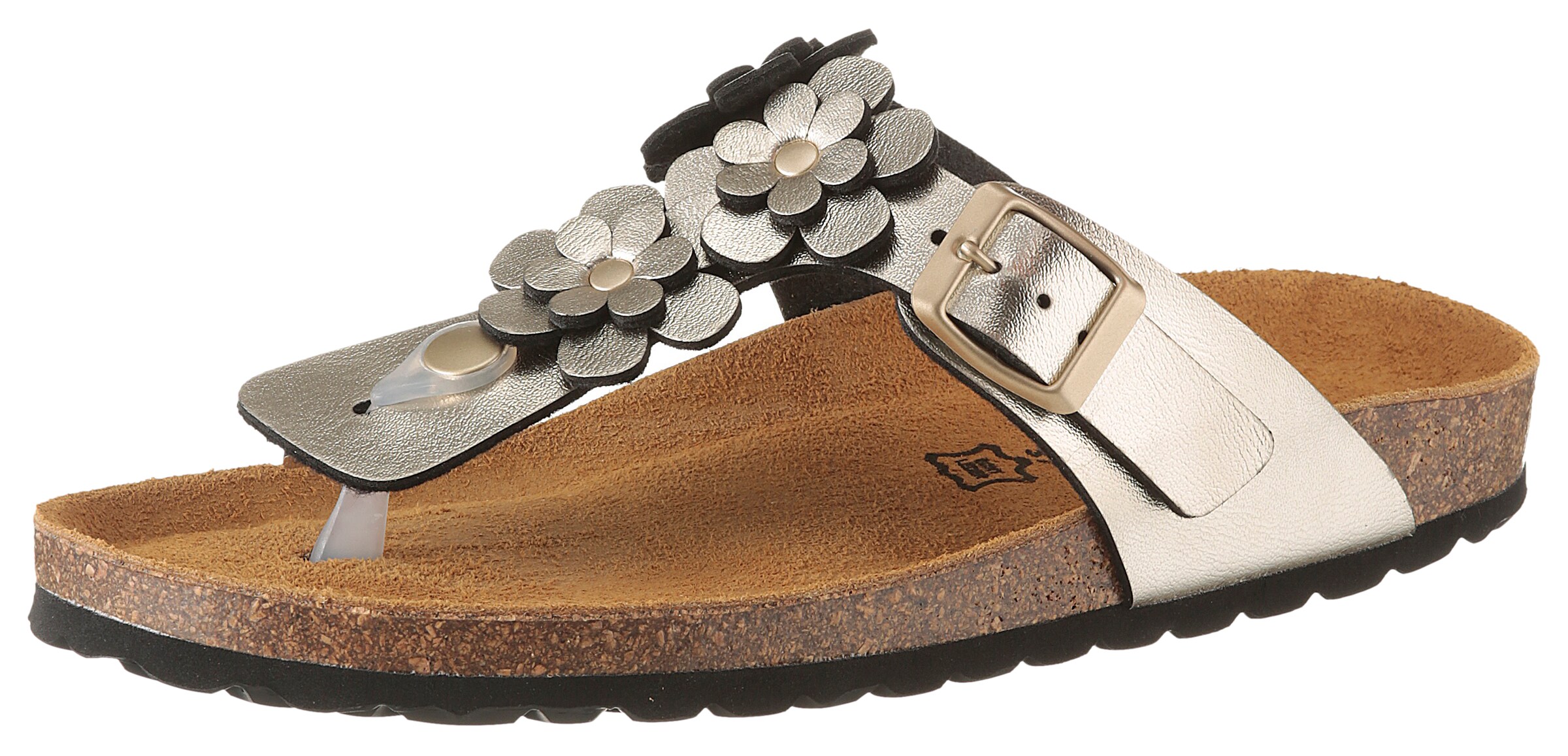 Aniston Zehentrenner in Gold: Vorderseite