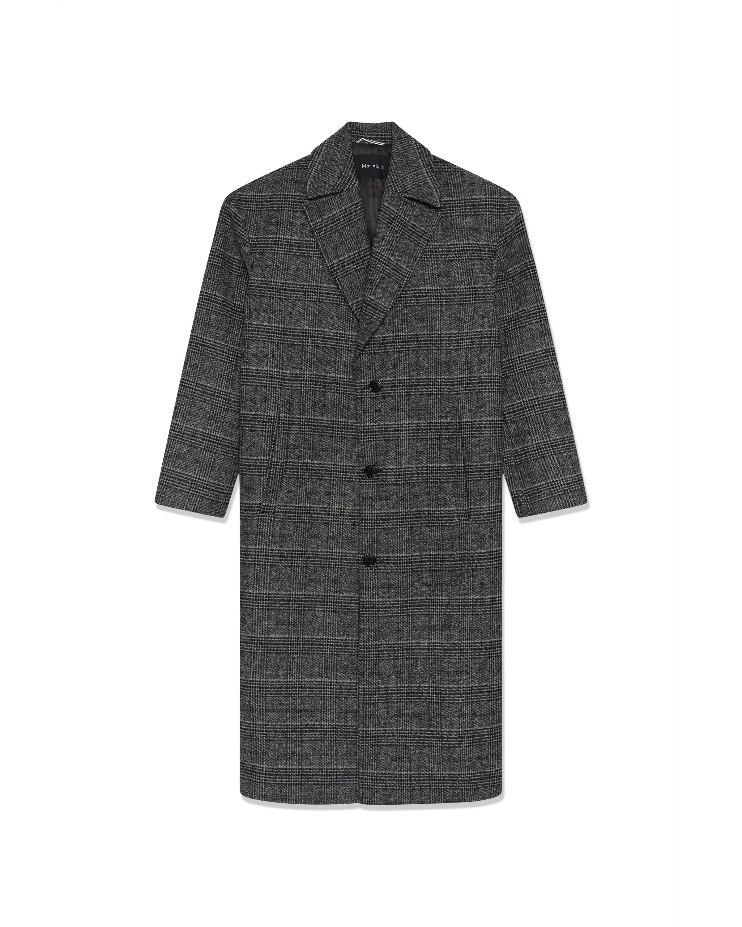 Manteau mi-saison 'MALancasters' Matinique en gris : devant