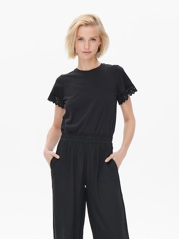 Wide Leg Pantalon 'TOKYO' ONLY en noir