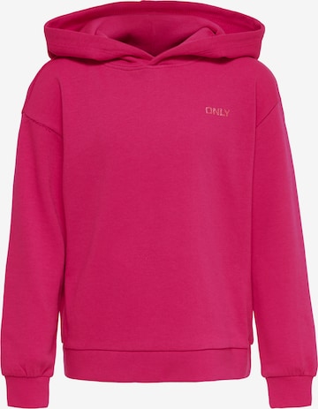 KIDS ONLY Sweatshirt 'Zoey' i rosa: framsida