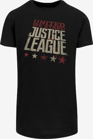 Maglietta 'DC Comics Justice League Movie United We Stand' di F4NT4STIC in nero: frontale
