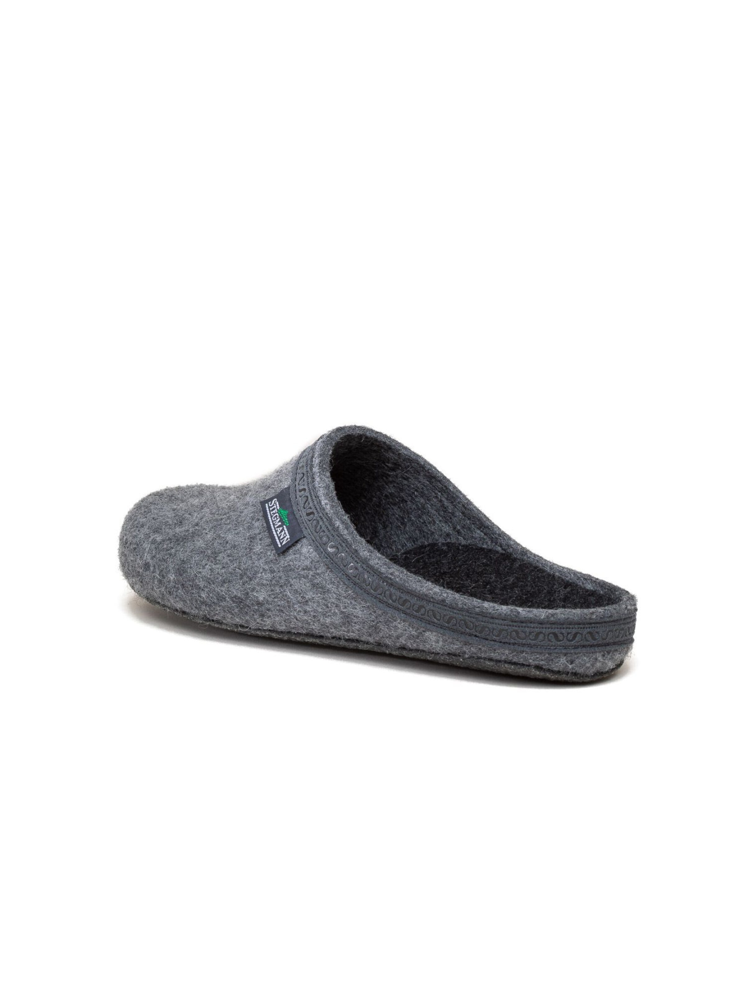 Stegmann Slippers 'Filzclogs Stegmann 127' in Grey